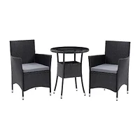 Corliving Parksville 3-pc. Bistro Set