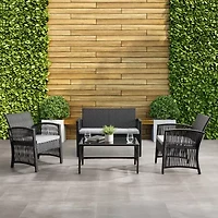 Corliving Parksville 4-pc. Conversation Set