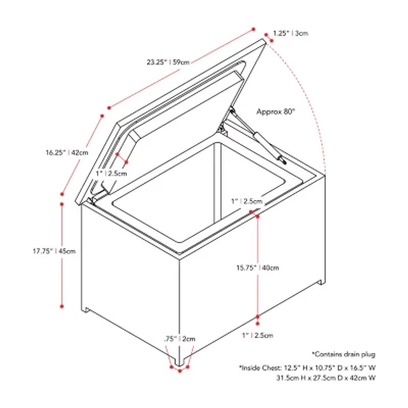 Parksville Contemporary Patio Cooler