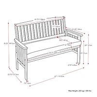 Corliving Miramar 4-pc. Conversation Set Weather Resistant