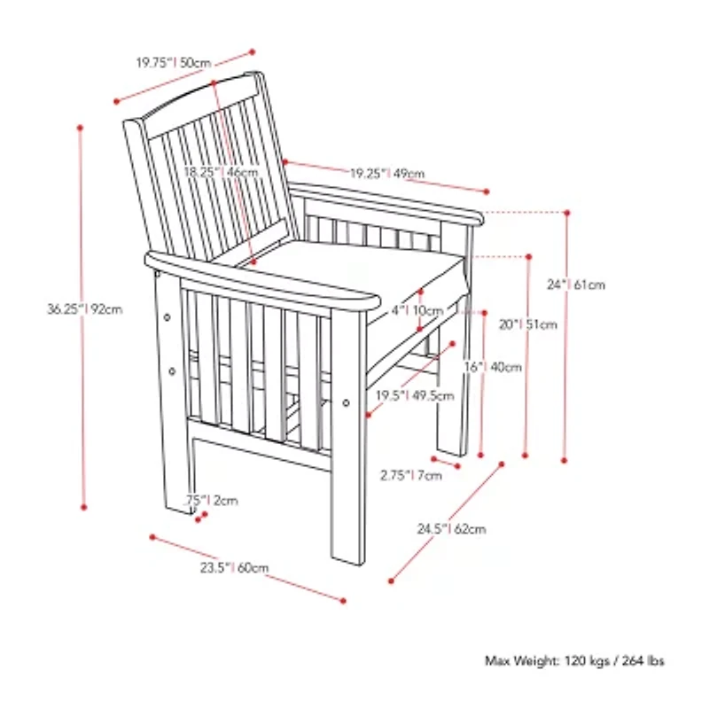 Corliving Miramar 2-pc. Armchair