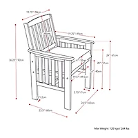 Corliving Miramar 2-pc. Armchair