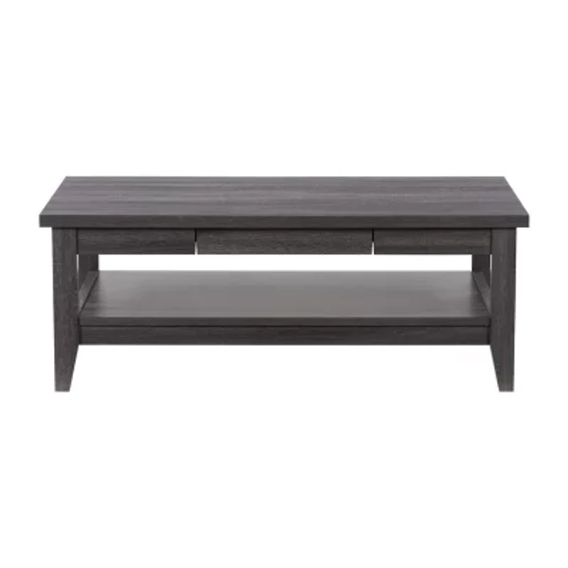 Corliving Hollywood Storage 2-Drawer Coffee Table