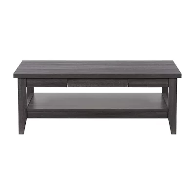 Corliving Hollywood Storage 2-Drawer Coffee Table
