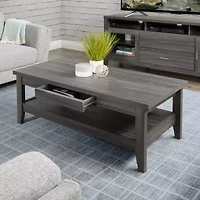 Corliving Hollywood Storage 2-Drawer Coffee Table