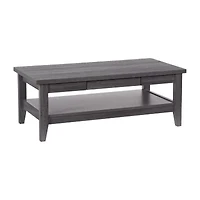 Corliving Hollywood Storage 2-Drawer Coffee Table