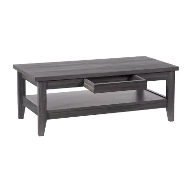 Corliving Hollywood Storage 2-Drawer Coffee Table