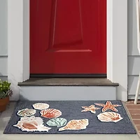 Liora Manne Frontporch Beachcomber Hand Tufted Washable Indoor Outdoor Rectangular Accent Rug