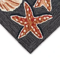 Liora Manne Frontporch Beachcomber Hand Tufted Washable Indoor Outdoor Rectangular Accent Rug