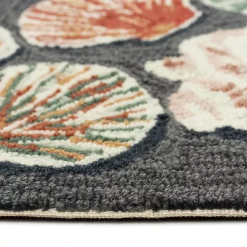 Liora Manne Frontporch Beachcomber Hand Tufted Washable Indoor Outdoor Rectangular Accent Rug