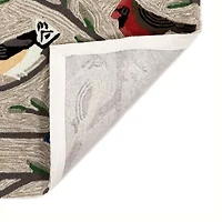 Liora Manne Frontporch Birds Hand Tufted Washable Indoor Outdoor Rectangular Accent Rug