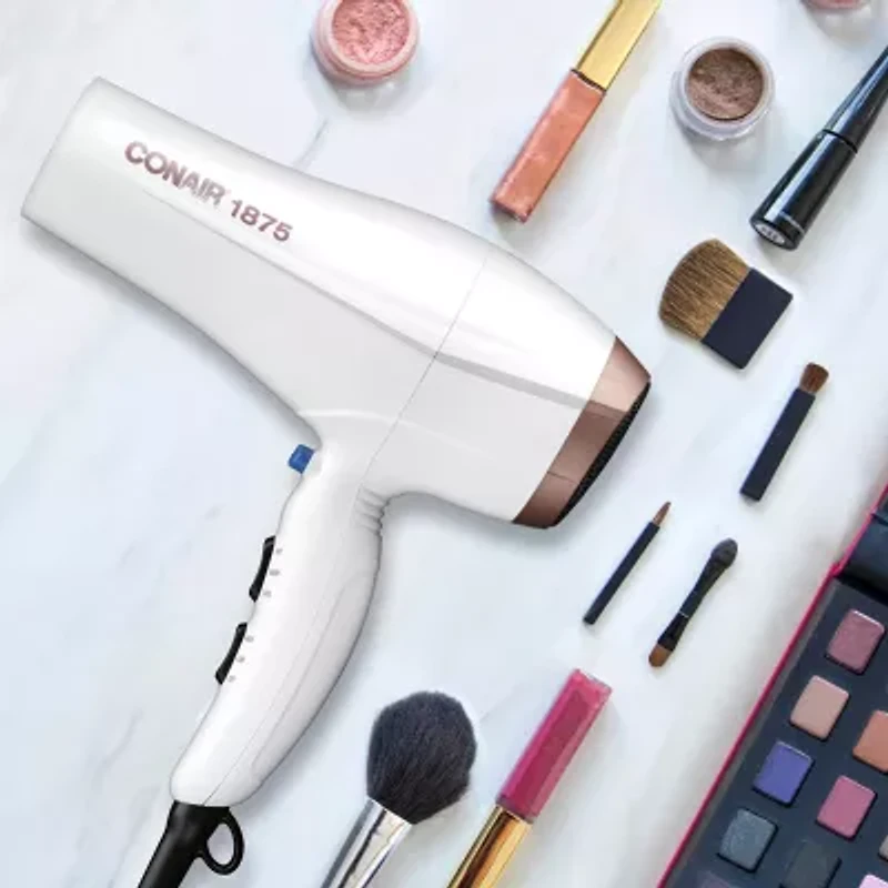 Conair Double Ceramic White And Rose Gold Hair Dryer