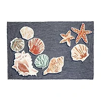 Liora Manne Frontporch Beachcomber Hand Tufted Washable Indoor Outdoor Rectangular Accent Rug