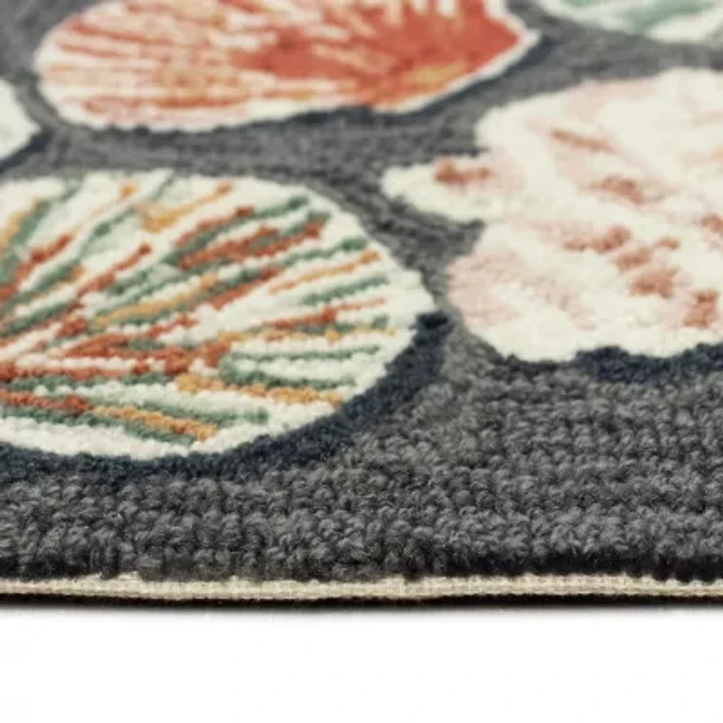 Liora Manne Frontporch Beachcomber Hand Tufted Washable Indoor Outdoor Rectangular Accent Rug