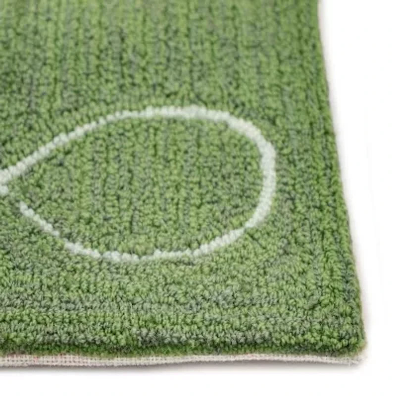 Liora Manne Frontporch Buzzy Bees Hand Tufted Washable Indoor Outdoor Rectangular Accent Rug