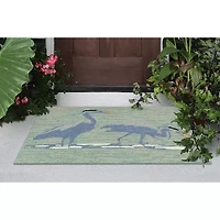 Liora Manne Frontporch Heron Lake Hand Tufted Washable Indoor Outdoor Rectangular Accent Rug