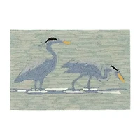 Liora Manne Frontporch Heron Lake Hand Tufted Washable Indoor Outdoor Rectangular Accent Rug