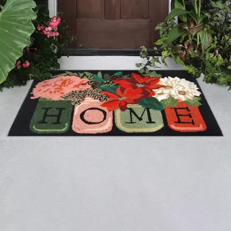 Liora Manne Frontporch Holiday Home Hand Tufted Washable Indoor Outdoor Rectangular Accent Rug