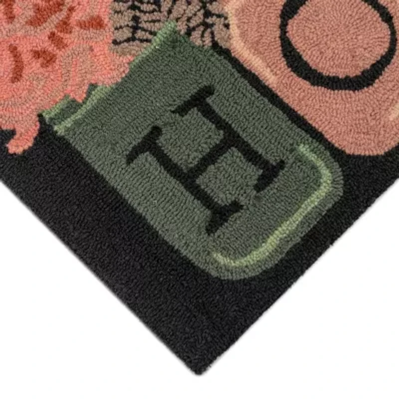 Liora Manne Frontporch Holiday Home Hand Tufted Washable Indoor Outdoor Rectangular Accent Rug