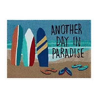 Liora Manne Frontporch Beach Paradise Hand Tufted Washable Indoor Outdoor Rectangular Accent Rug