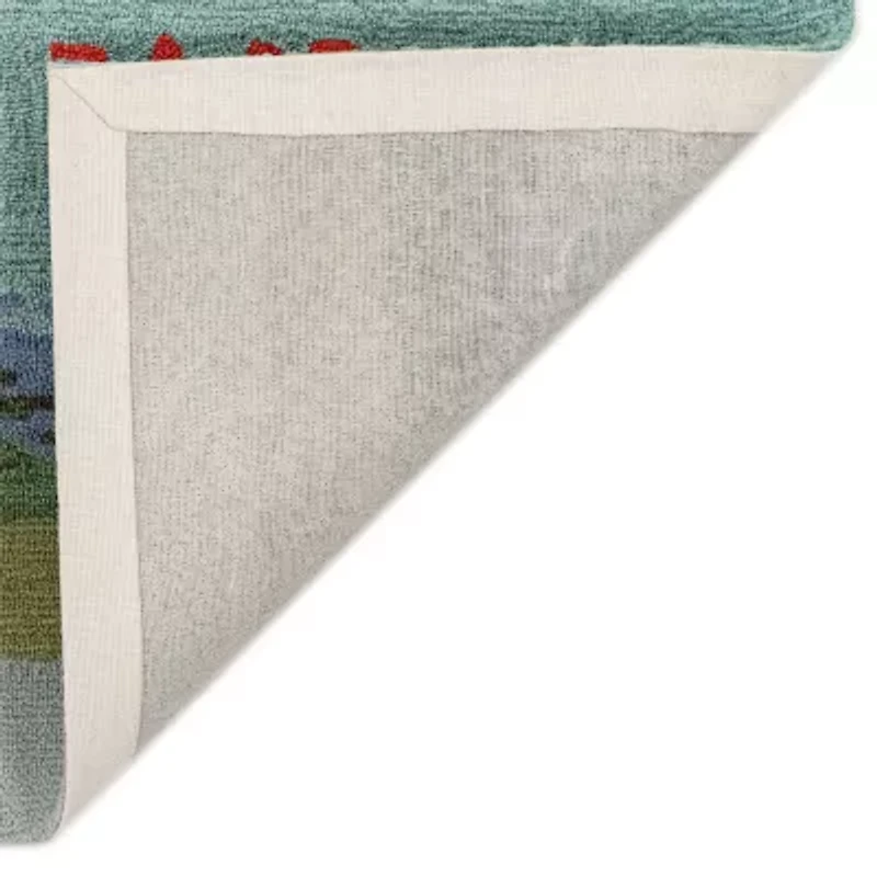 Liora Manne Frontporch Live Love Lake Hand Tufted Washable Indoor Outdoor Rectangular Accent Rug