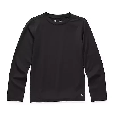 Xersion Little & Big Kid Boys Crew Neck Long Sleeve Active T-Shirt