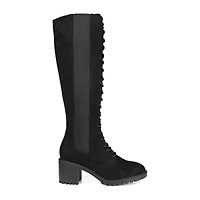 Journee Collection Womens Jenicca Stacked Heel Dress Boots