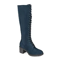 Journee Collection Womens Jenicca Stacked Heel Dress Boots