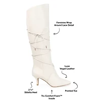 Journee Collection Womens Kaavia Stiletto Heel Riding Boots