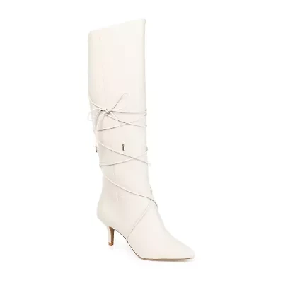 Journee Collection Womens Kaavia Stiletto Heel Riding Boots
