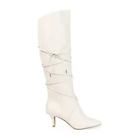 Journee Collection Womens Kaavia Stiletto Heel Riding Boots