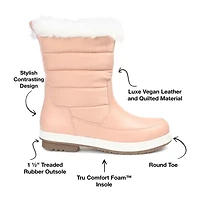Journee Collection Womens Marie Block Heel Winter Boots