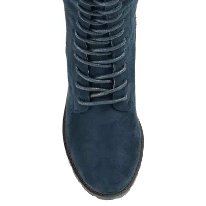 Journee Collection Womens Jenicca Extra Wide Calf Stacked Heel Dress Boots