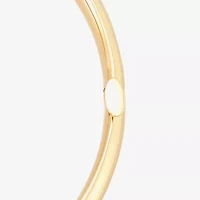 14K Gold Hollow Hinged 4.8MM Bangle Bracelet