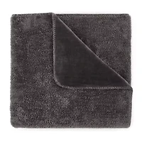 Linden Street Solid Plush Throw