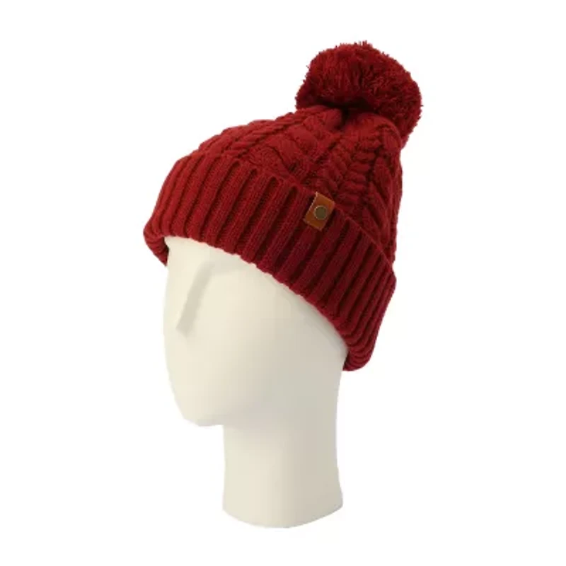 Frye and Co. Womens Pom Pom Beanie