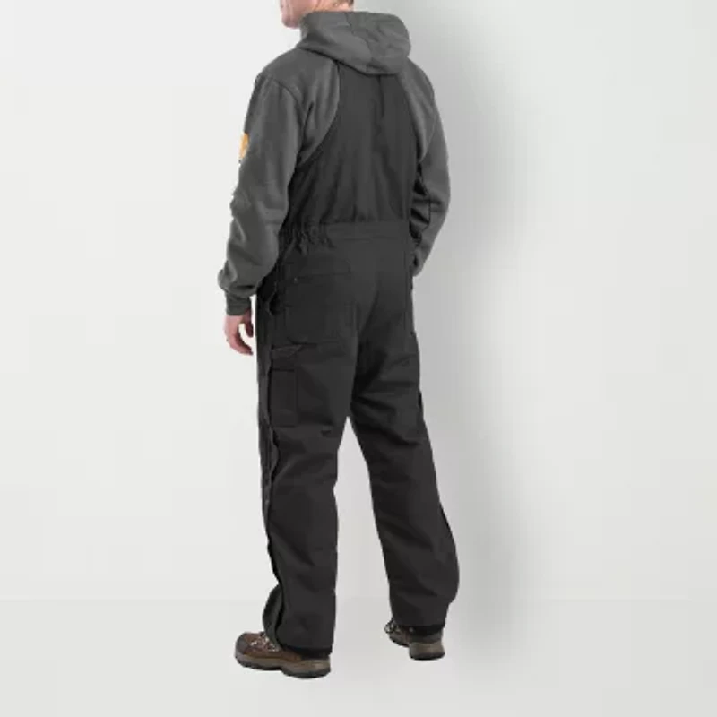 Berne Highland Washed Insulated Bibs Mens Big and Tall Workwear Overall