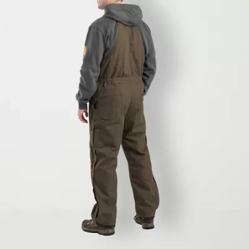 Berne Highland Washed Insulated Bibs Mens Big and Tall Workwear Overall