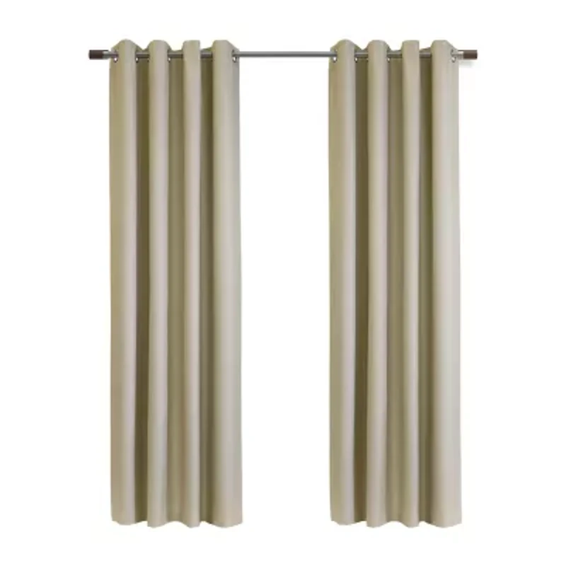 Newberry Grommet Top Energy Saving 100% Blackout Single Curtain Panel