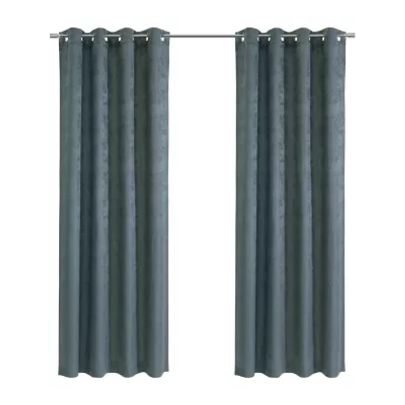 Portland Grommet Top Light-Filtering Single Curtain Panel