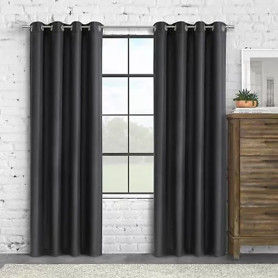 Habitat Abstract Grommet Top Light-Filtering Single Curtain Panel