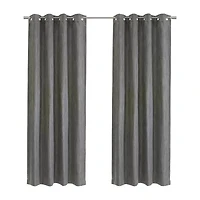 Bryson Grommet Top Energy Saving Blackout Single Curtain Panel