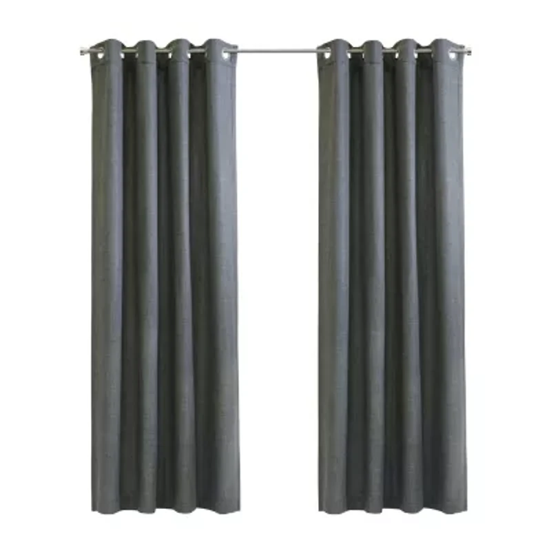 Sanders Grommet Top Light-Filtering Single Curtain Panel