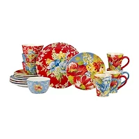 Certified International Blossom 16-pc. Earthenware Dinnerware Set