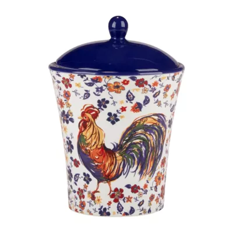 Certified International Morning Rooster 3-pc. Canister