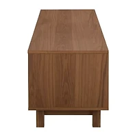 58" 2 Door Reeded TV Stand