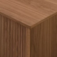 58" 2 Door Reeded TV Stand