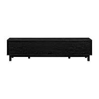 70" 2 Door Rattan TV Stand