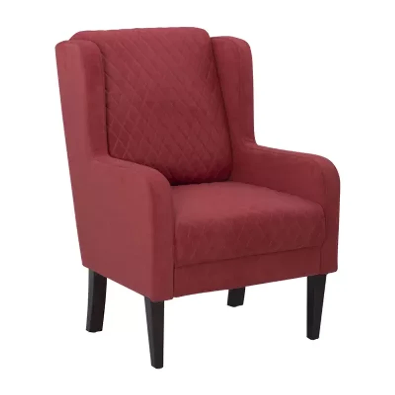 Leckie Upholstered Wingback Chair