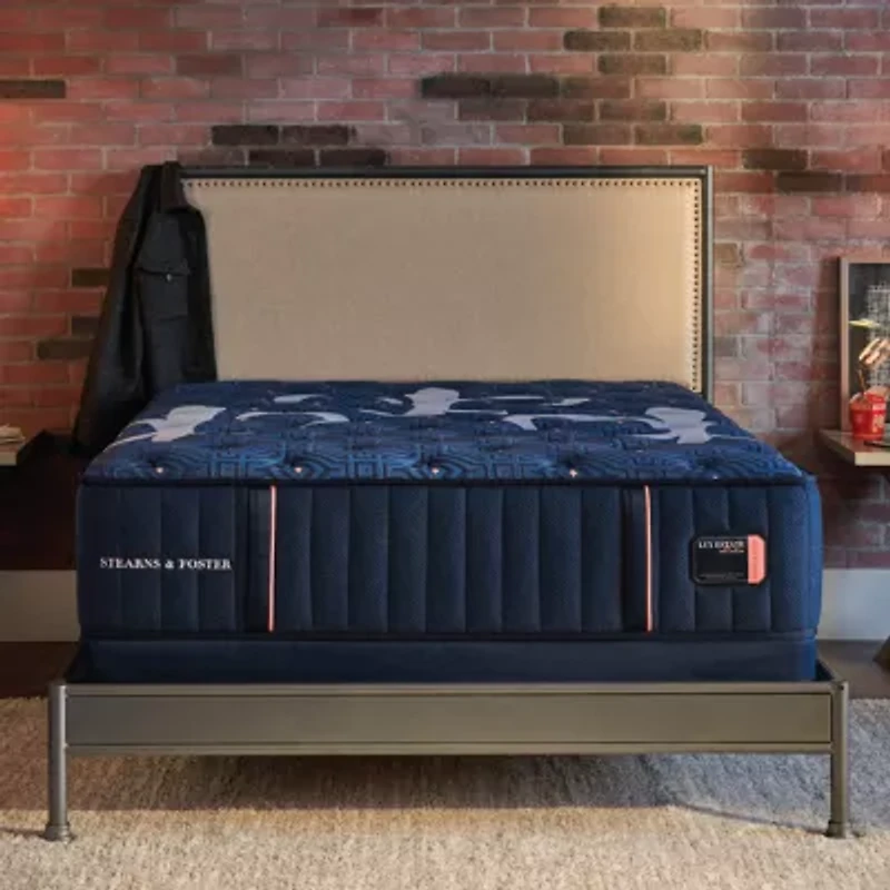 Stearns & Foster 14.5" Luxury Estate Extra Firm Tight Top- Mattress + Box Spring